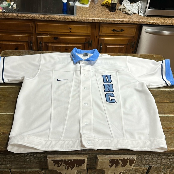 Vintage 90’s Nike UNC Starter Jacket - Picture 1 of 5